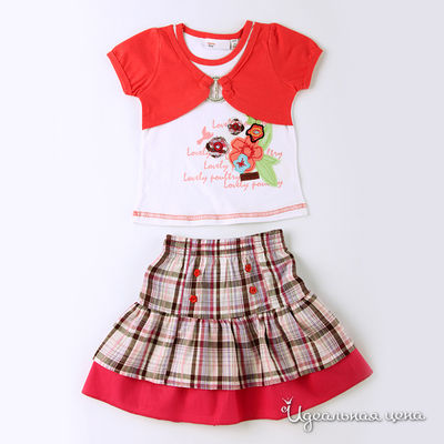 Комплект Teeny Tiny, цвет цвет белый / красный