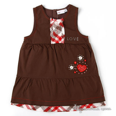 Платье Teeny Tiny, цвет цвет темно-коричневый (шоколадный)