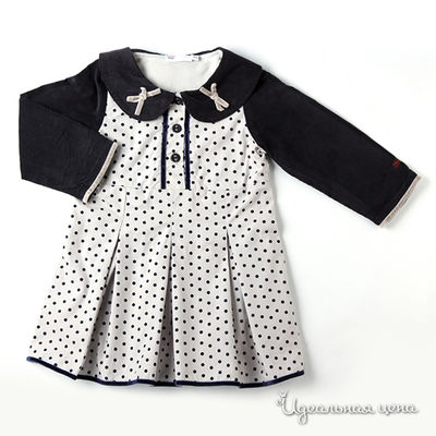 Платье Teeny Tiny, цвет цвет черно-серое