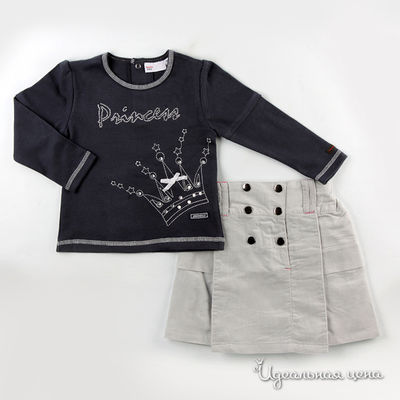 Комплект Teeny Tiny, цвет цвет тем.серый и св.серый