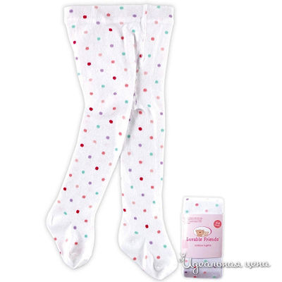Колготки Luvable Friends, цвет цвет белый