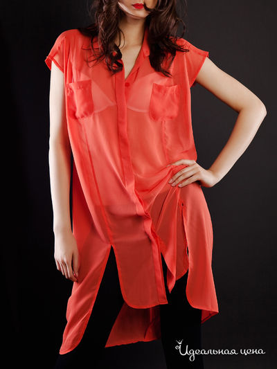 Платье Fedel, цвет цвет коралловый