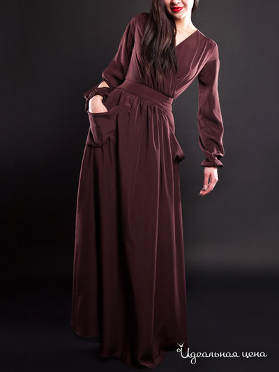 Платье Fedel, цвет цвет темно-коричневый