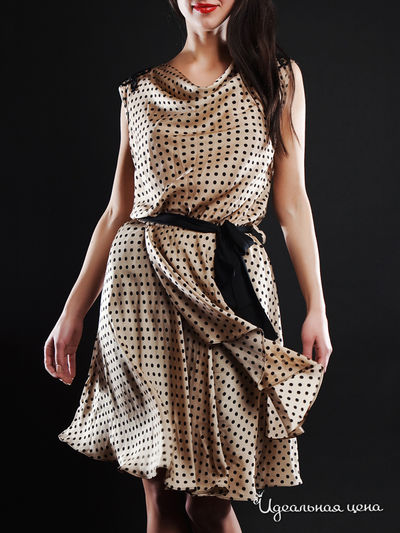 Платье Fedel, цвет цвет бежевый / черный