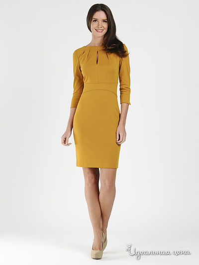 Платье Stela Di Mare, цвет цвет горчичный