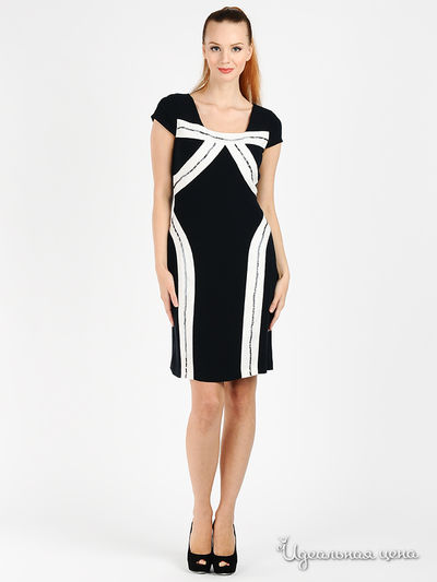 Платье Pole & Pole, цвет цвет темно-синий / белый