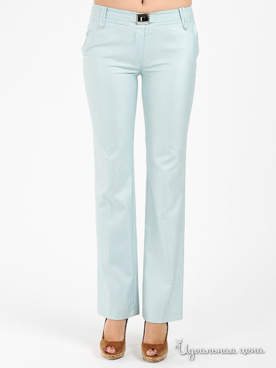 Брюки Мультибренд, цвет цвет голубой