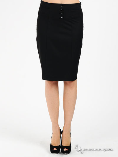 Юбка Мультибренд, цвет цвет черный