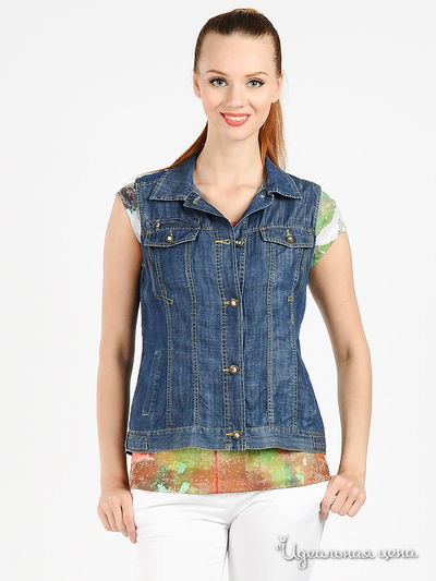 Жакет Мультибренд, цвет цвет синий