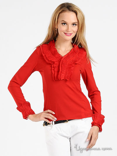 Блуза Мультибренд, цвет цвет красный