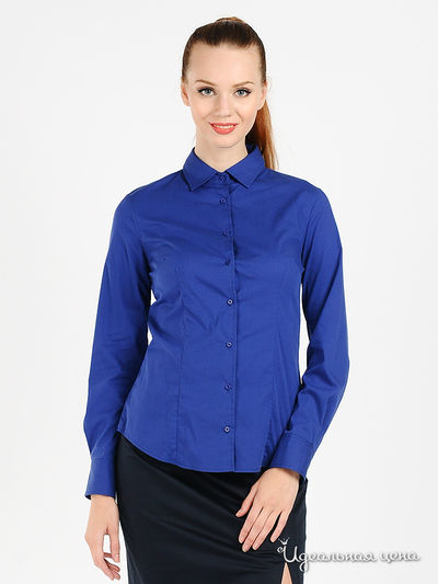 Блуза Мультибренд, цвет цвет синий