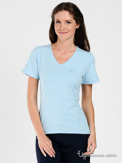 Футболка Fruit of the Loom, цвет цвет голубой