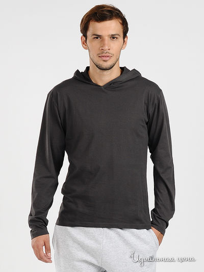 Лонгслив Fruit of the Loom, цвет цвет темно-серый