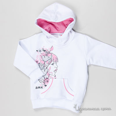 Толстовка Amk, цвет цвет белый