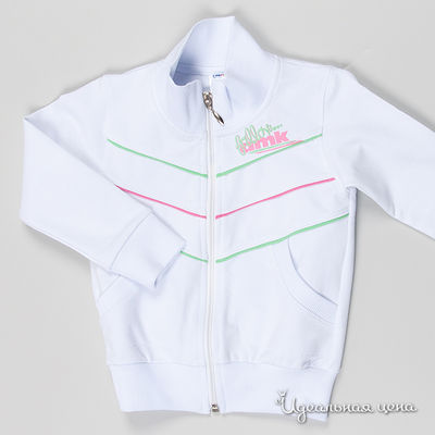 Толстовка Amk, цвет цвет белый / зеленый / розовый