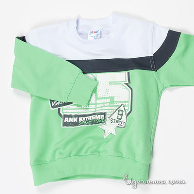 Толстовка Amk, цвет цвет зеленый