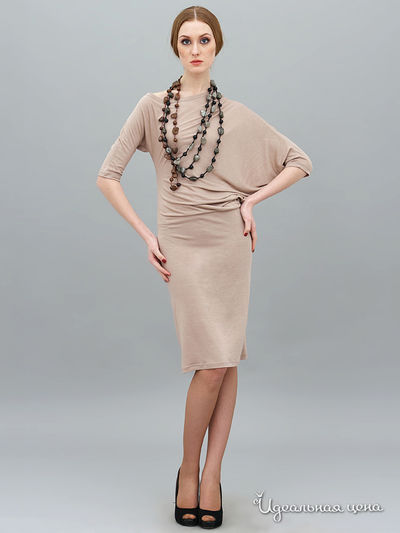 Платье Levall, цвет цвет бежевый