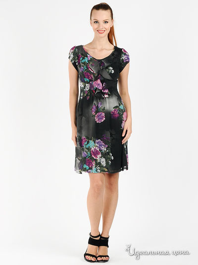 Платье Мультибренд, цвет цвет темно-серый