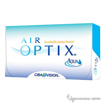 AirOptix, прозрачные, 3 шт.