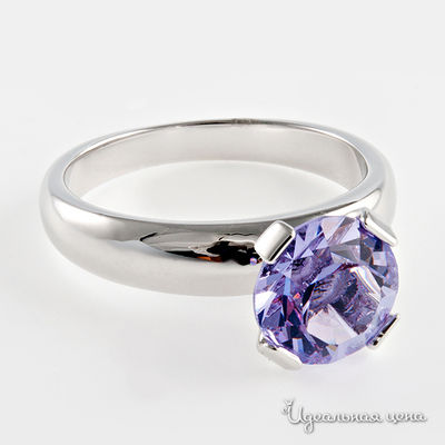 Кольцо Crocus, цвет цвет сиреневый