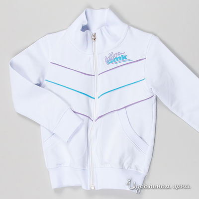 Толстовка Amk, цвет цвет белый / синий / сиреневый