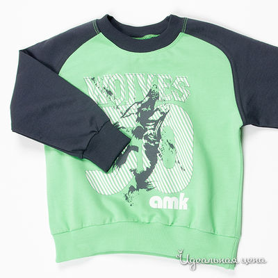 Толстовка Amk, цвет цвет зеленый
