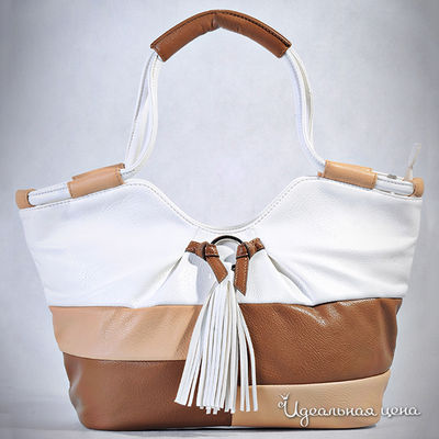 Сумка Fabulous, цвет цвет белый / коричневый