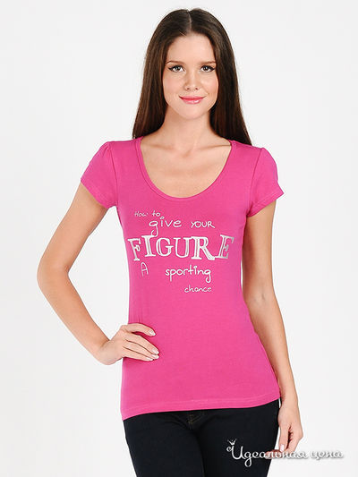 Футболка DRYWASH, цвет цвет малиновый