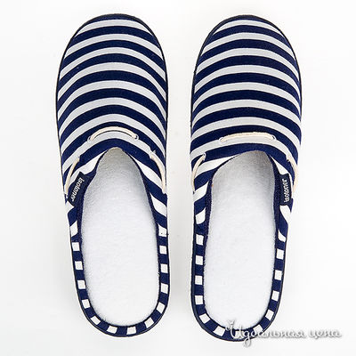 Тапочки Isotoner, цвет цвет синий / белый