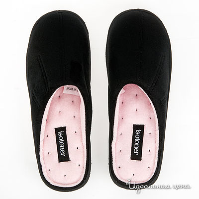 Тапочки Isotoner, цвет цвет черный