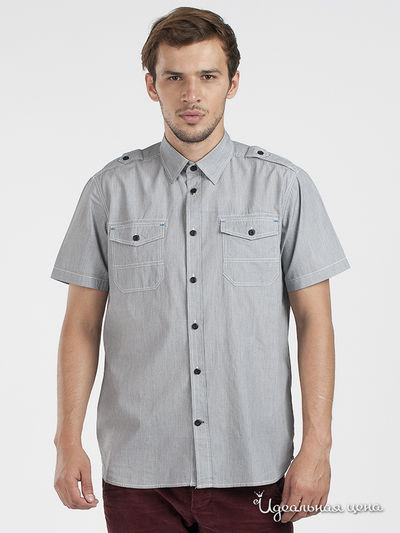 Рубашка Troll, цвет цвет сине-серый