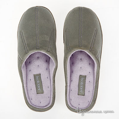 Тапочки Isotoner, цвет цвет серый