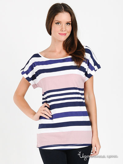 Футболка Top Secret, цвет цвет белый / синий / розовый