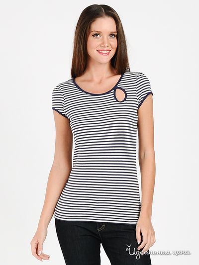 Блуза Top Secret, цвет цвет темно-синий / белый