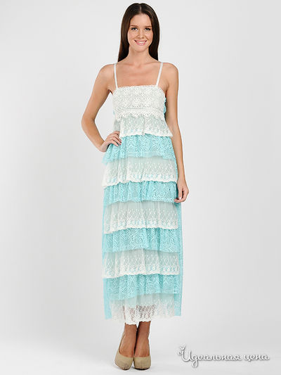 Сарафан Star Rise, цвет цвет бирюзовый / белый