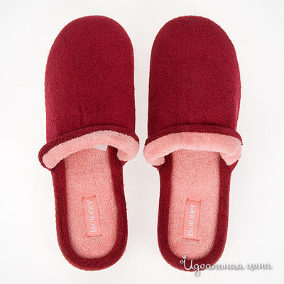 Тапочки Isotoner, цвет цвет красный