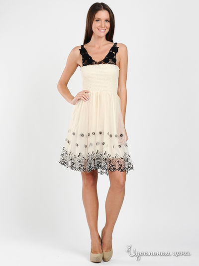 Сарафан Star Rise, цвет цвет бежевый / черный