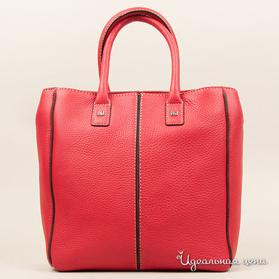 Сумка El corte Ingles, цвет цвет красный