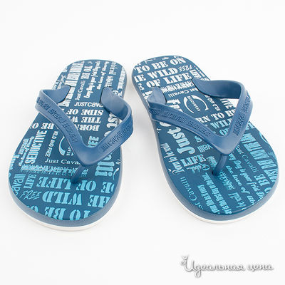 Сланцы Just Cavalli, цвет цвет синий