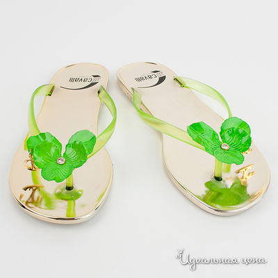 Сланцы Just Cavalli, цвет цвет зеленый