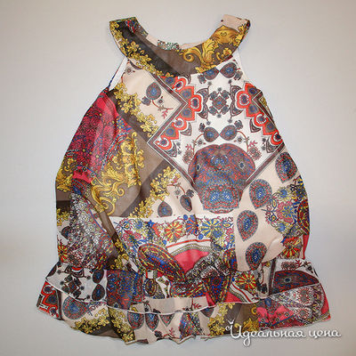 Платье Oncle Tom, цвет цвет молочный / мультиколор