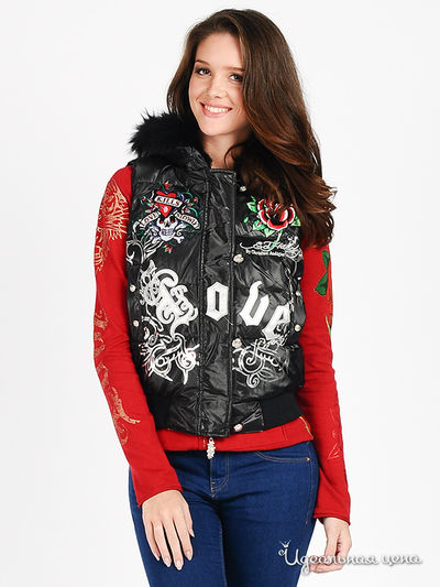 Жилет Ed Hardy, цвет цвет черный