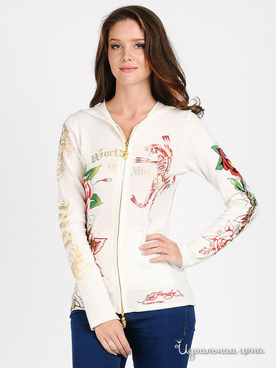 Олимпийка Ed Hardy, цвет цвет белый