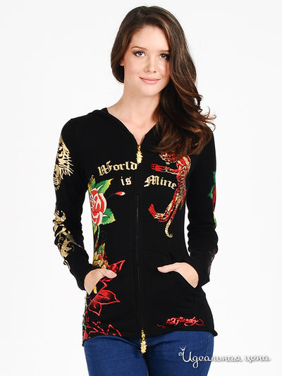 Олимпийка Ed Hardy, цвет цвет черный