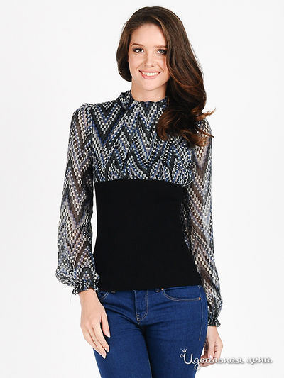 Джемпер Gladiolus, цвет цвет черный / мультиколор