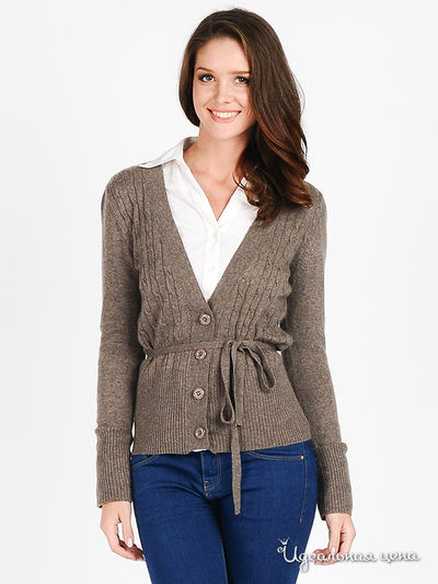 Кардиган Gladiolus, цвет цвет серо-коричневый