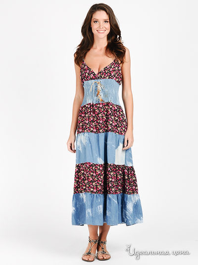 Сарафан Gladiolus, цвет цвет бордовый / синий