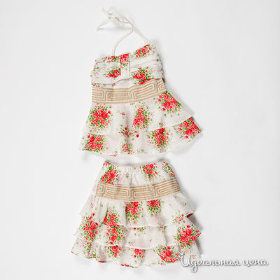 Платье Best for kids, цвет цвет бело-розовый