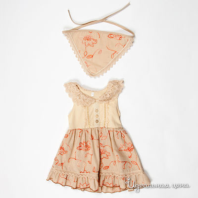 Платье Best for kids, цвет цвет бежевый