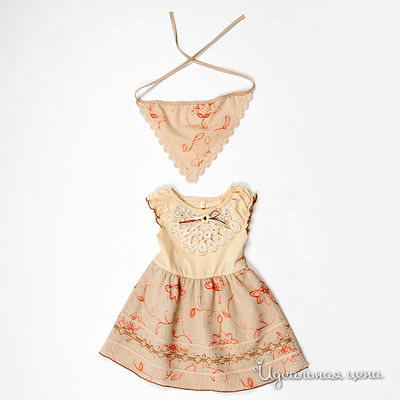 Платье Best for kids, цвет цвет бежевый